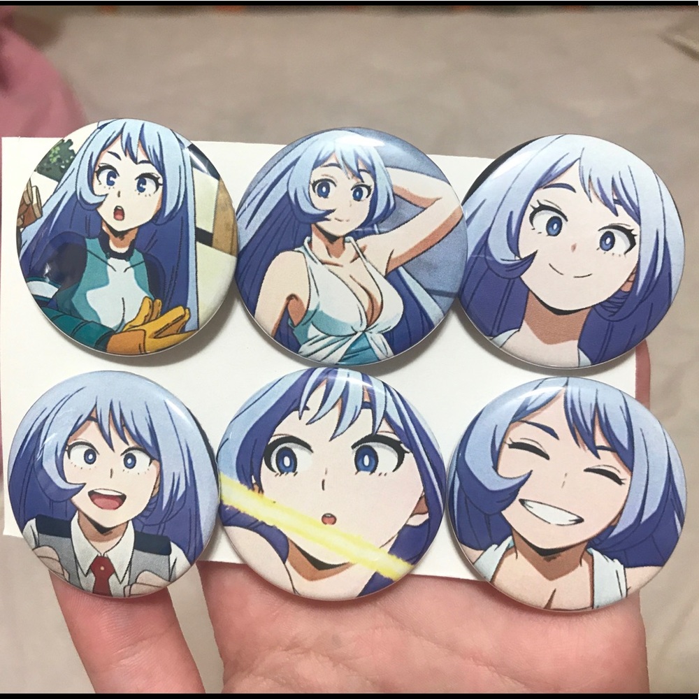 My Hero Academia Nejire Hado Pinback Bu…